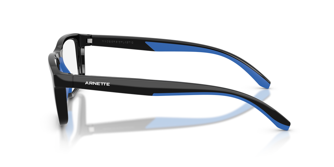Gafas graduadas arnette an7271 yup 2753 negro square masculino talla 55mm - Vista de detalle