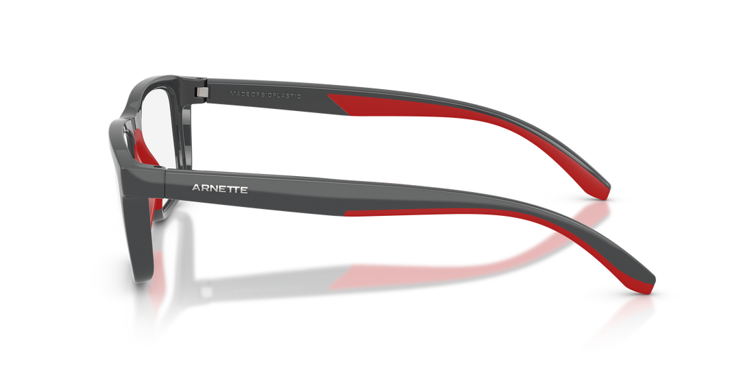 Gafas graduadas arnette an7271 yup 2841 gris square masculino talla 55mm - Vista de detalle
