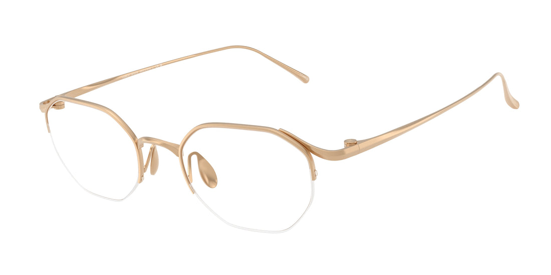 Prescription glasses giorgio armani ar5157t 3411 dorado pillow masculino size 49mm - Main view