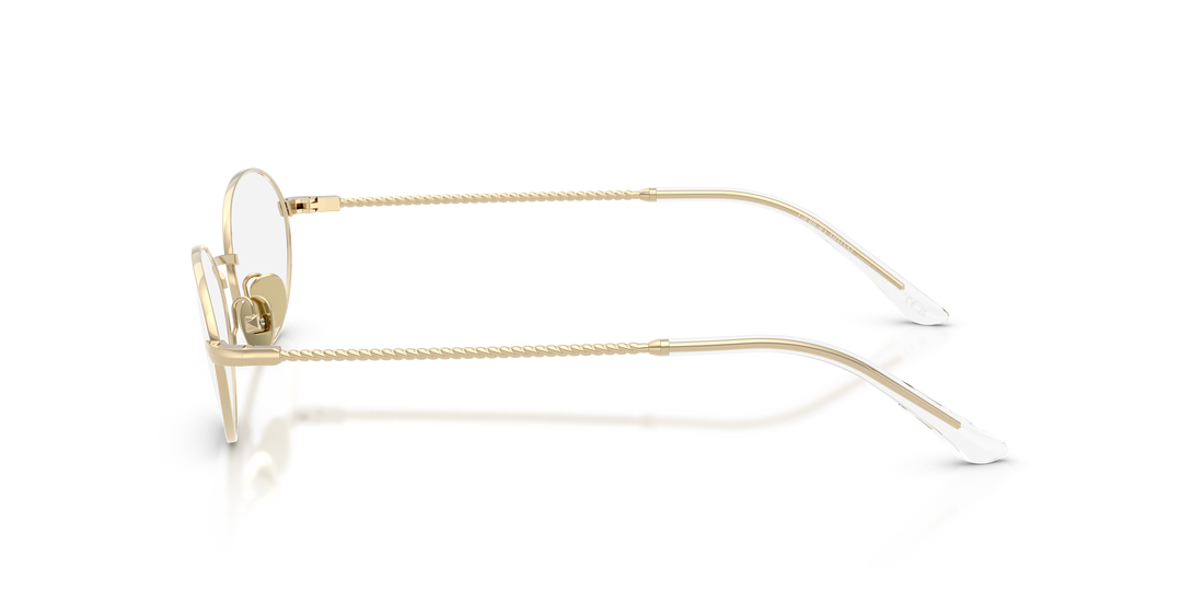 Prescription glasses giorgio armani ar5165 3013 dorado oval femenino size 52mm - Detailed view