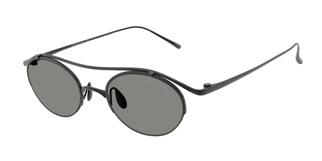 Occhiali da sole giorgio armani ar6172t 340487 negro oval masculino taglia 49mm - Vista principale