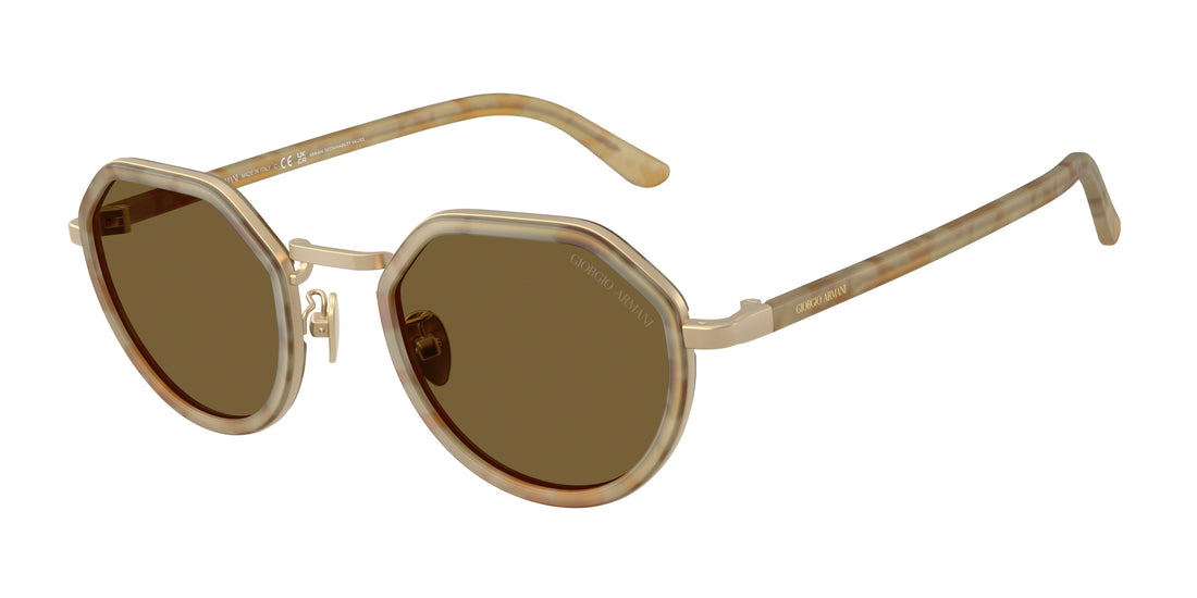 Zonnebrillen giorgio armani ar6181 630073 havana round masculino maat 48mm - Hoofdaanzicht