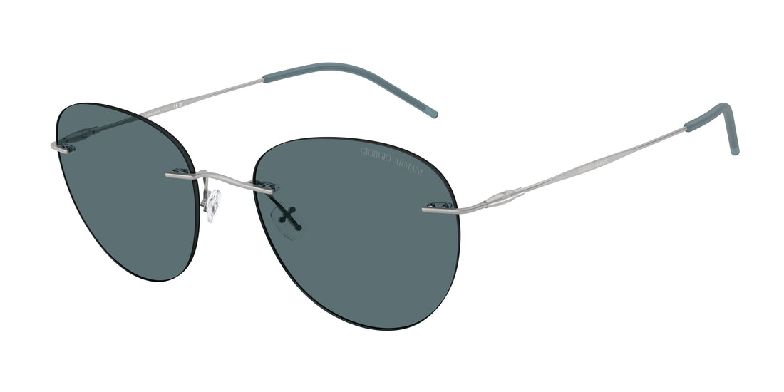 Gafas de sol giorgio armani ar6182 304587 plateado round masculino talla 53mm - Vista principal