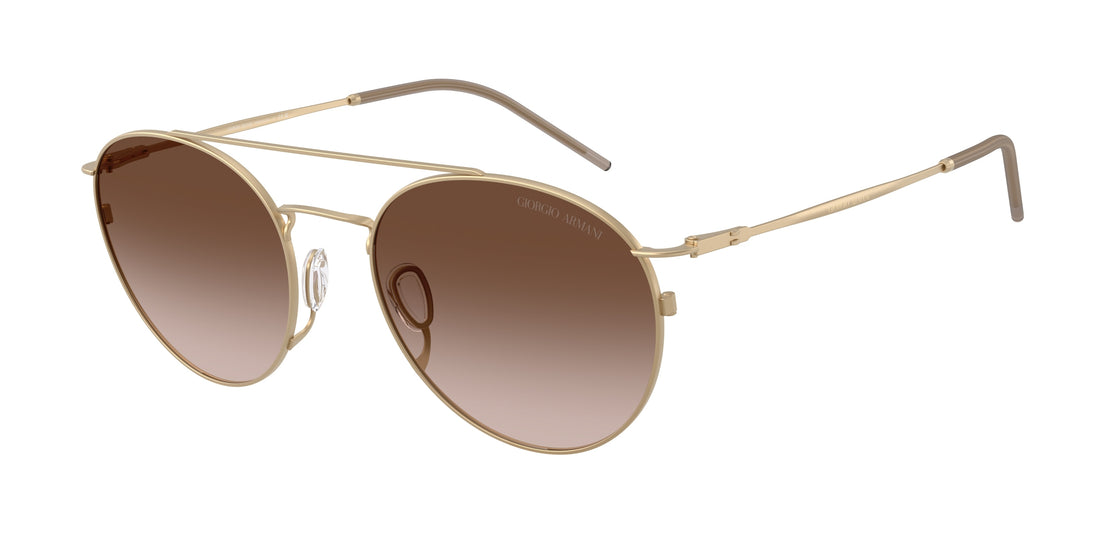 Lunettes de soleil giorgio armani ar6183 300213 dorado round masculino taille 53mm - Vue principale