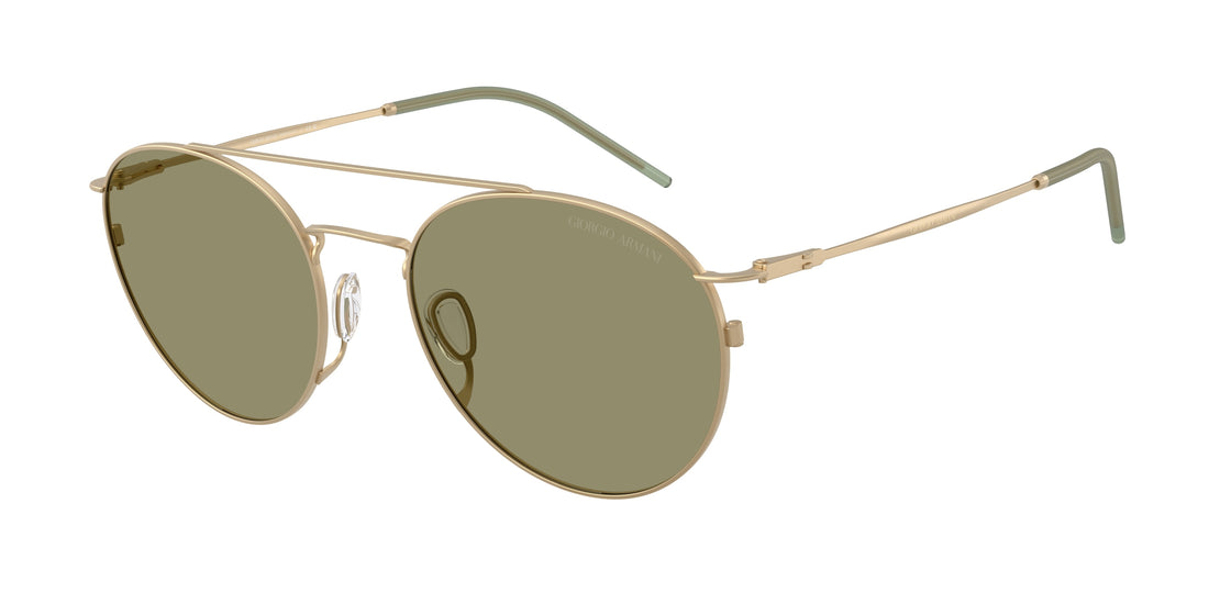 Lunettes de soleil giorgio armani ar6183 30022a dorado round masculino taille 53mm - Vue principale
