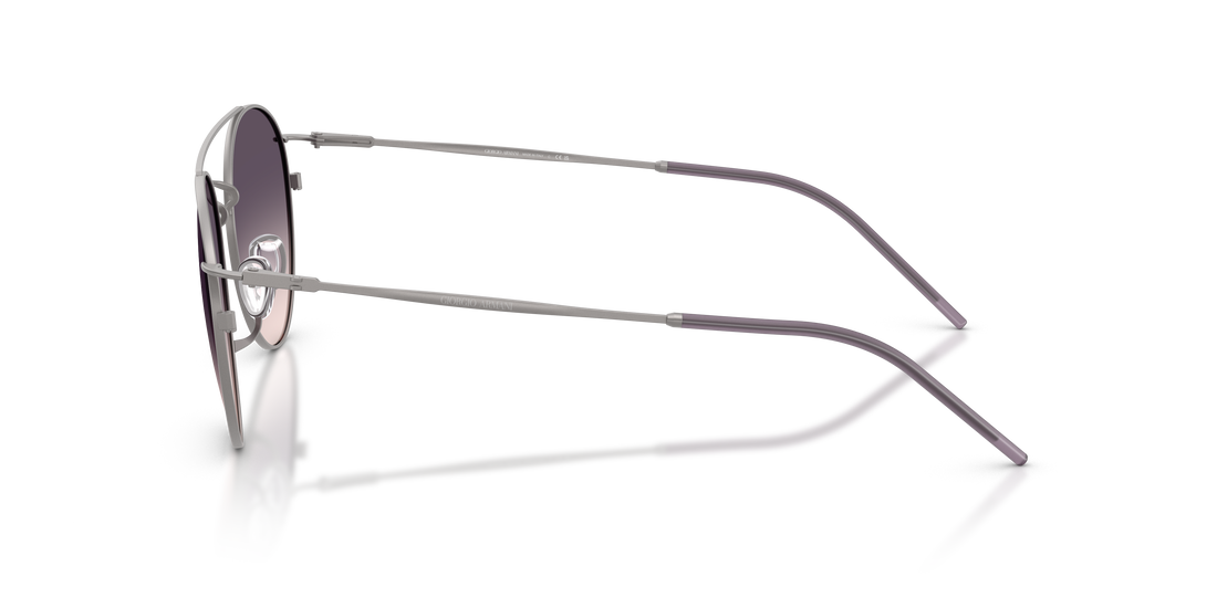 Lunettes de soleil giorgio armani ar6183 300336 gris round masculino taille 53mm - Vue détaillée