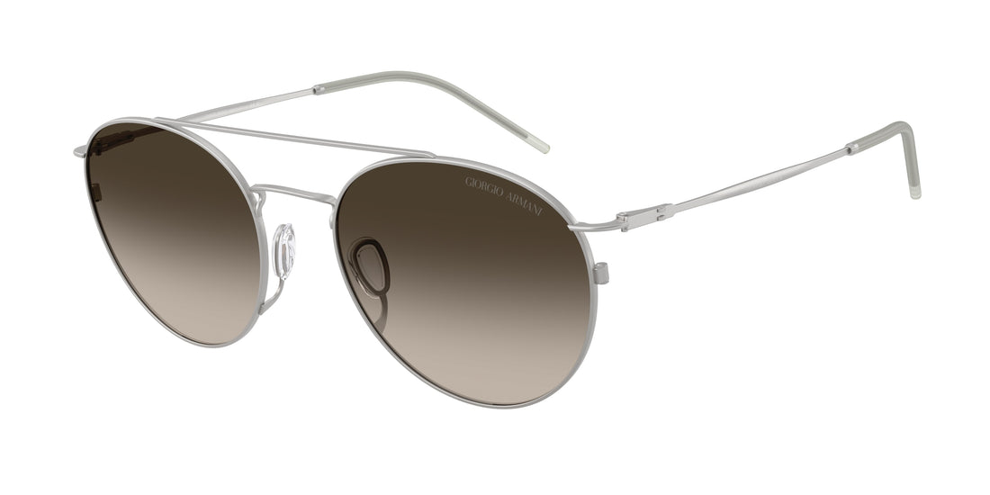 Óculos de sol giorgio armani ar6183 304513 plateado round masculino tamanho 53mm - Vista principal