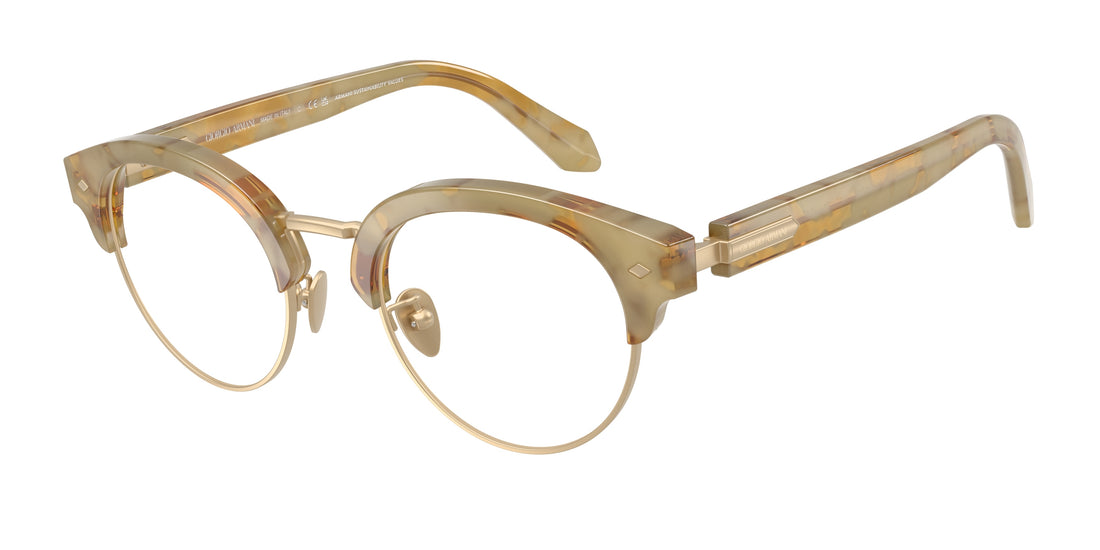 Prescription glasses giorgio armani ar7283 6300 havana pantos masculino size 48mm - Main view