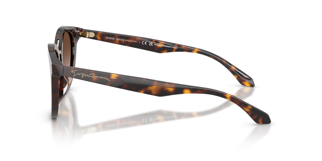 Gafas de sol giorgio armani ar8252u 612413 havana round femenino talla 49mm - Vista de detalle