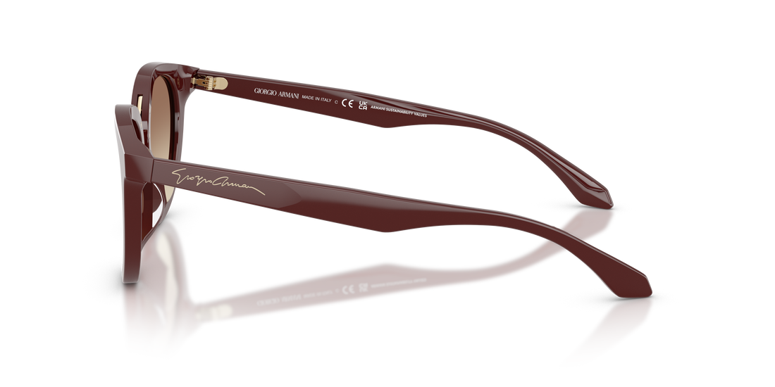 Gafas de sol giorgio armani ar8252u 639913 violeta round femenino talla 49mm - Vista de detalle