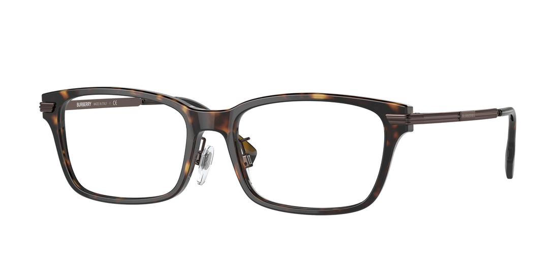 Brillen burberry be2362d 3002 marron rectangular masculino größe 55mm - Hauptansicht