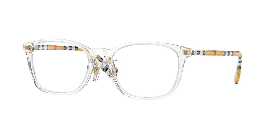 Brillen burberry be2371d 3889 transparente rectangular femenino größe 53mm - Hauptansicht
