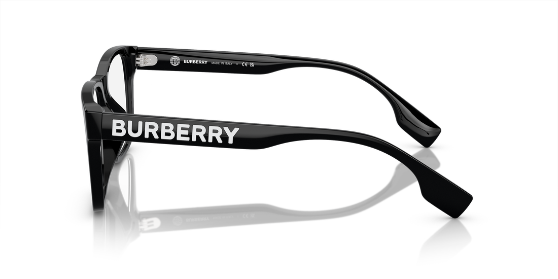 Brillen burberry be2393d 3001 negro rectangular masculino größe 55mm - Detailansicht