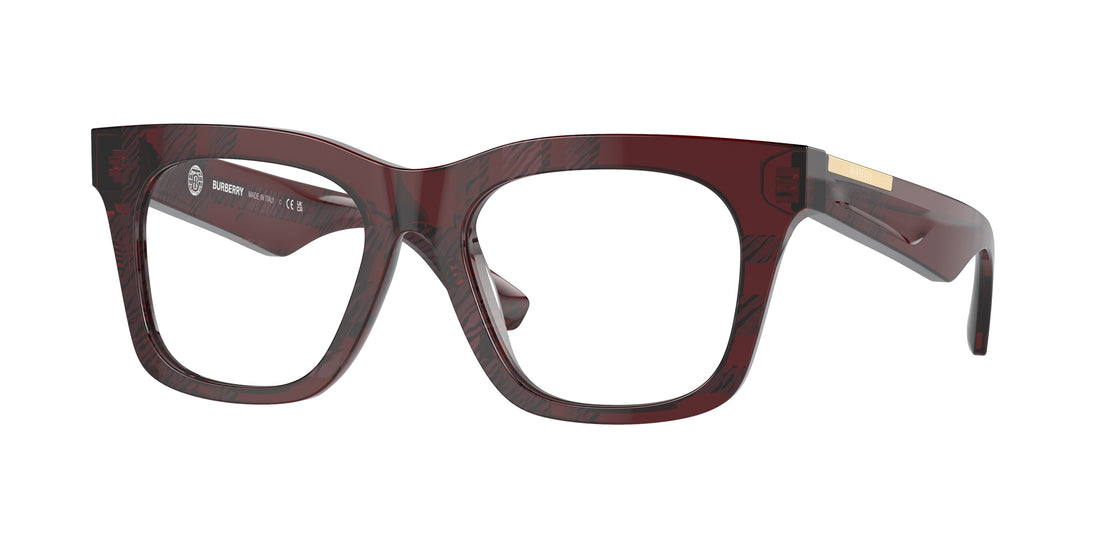 Brillen burberry be2407 4115 rojo square femenino größe 51mm - Hauptansicht