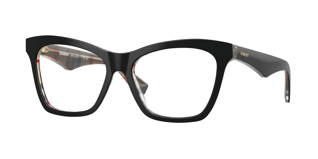 Brillen burberry be2416 4121 negro cat eye femenino größe 54mm - Hauptansicht