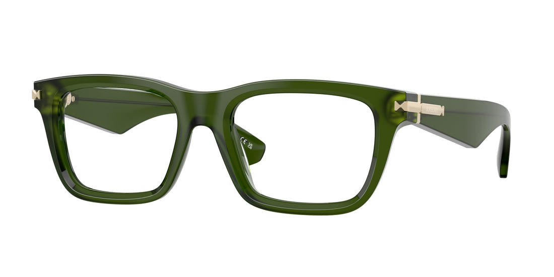 Brillen burberry be2419 4148 verde rectangular masculino größe 51mm - Hauptansicht