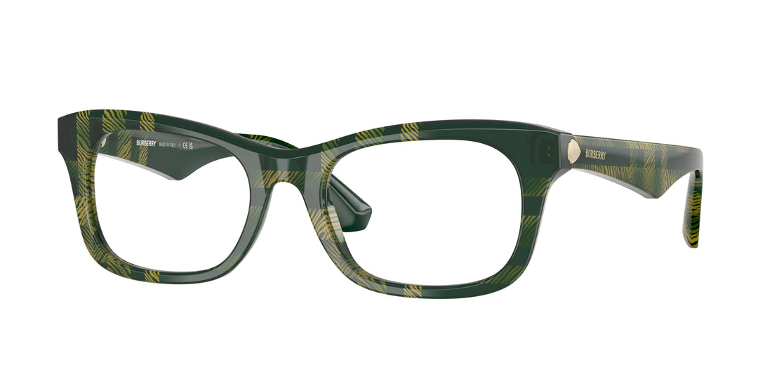 Brillen burberry be2422 4125 verde rectangular femenino größe 50mm - Hauptansicht
