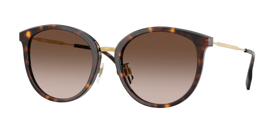 Solglasögon burberry be4289d 300213 marron round femenino storlek 56mm - Huvudvy