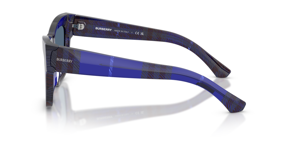 Solglasögon burberry be4449 411480 azul square femenino storlek 53mm - Detaljvy