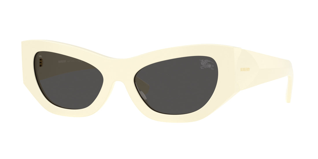 Solglasögon burberry be4450u 415887 blanco cat eye femenino storlek 54mm - Huvudvy