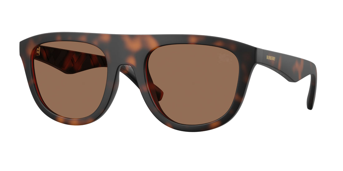 Solglasögon burberry be4459u 353673 havana square masculino storlek 55mm - Huvudvy