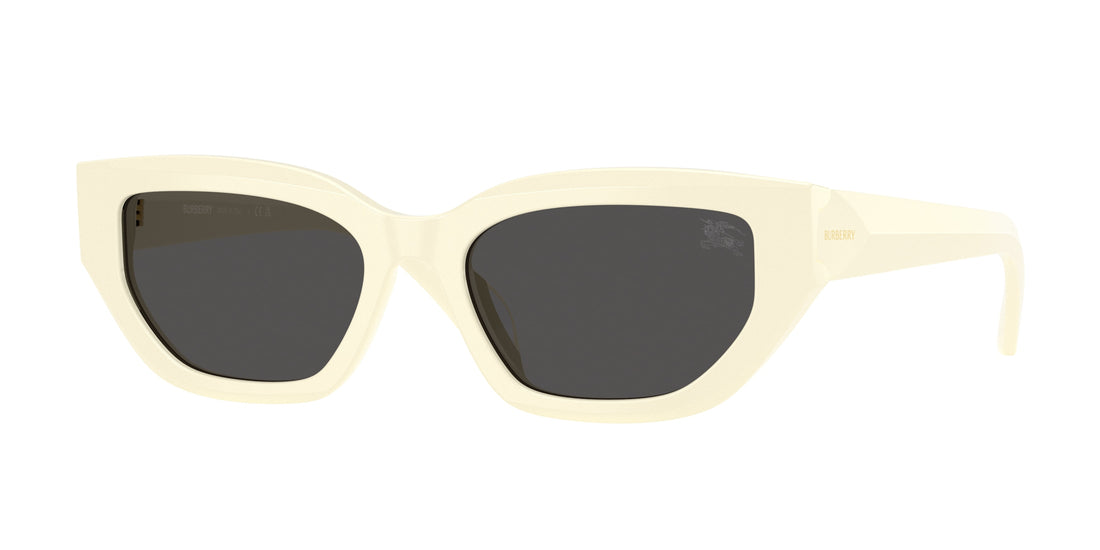 Solglasögon burberry be4463d 415887 blanco cat eye femenino storlek 54mm - Huvudvy