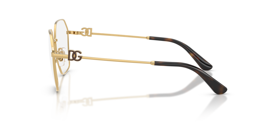 Gafas graduadas dolce & gabbana dg1366 02 dorado pantos femenino talla 56mm - Vista de detalle