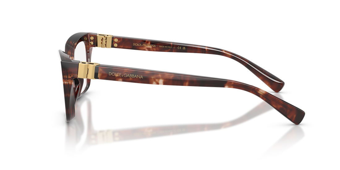 Occhiali da vista dolce & gabbana dg3436 3222 rojo rectangular femenino taglia 53mm - Vista dettagliata