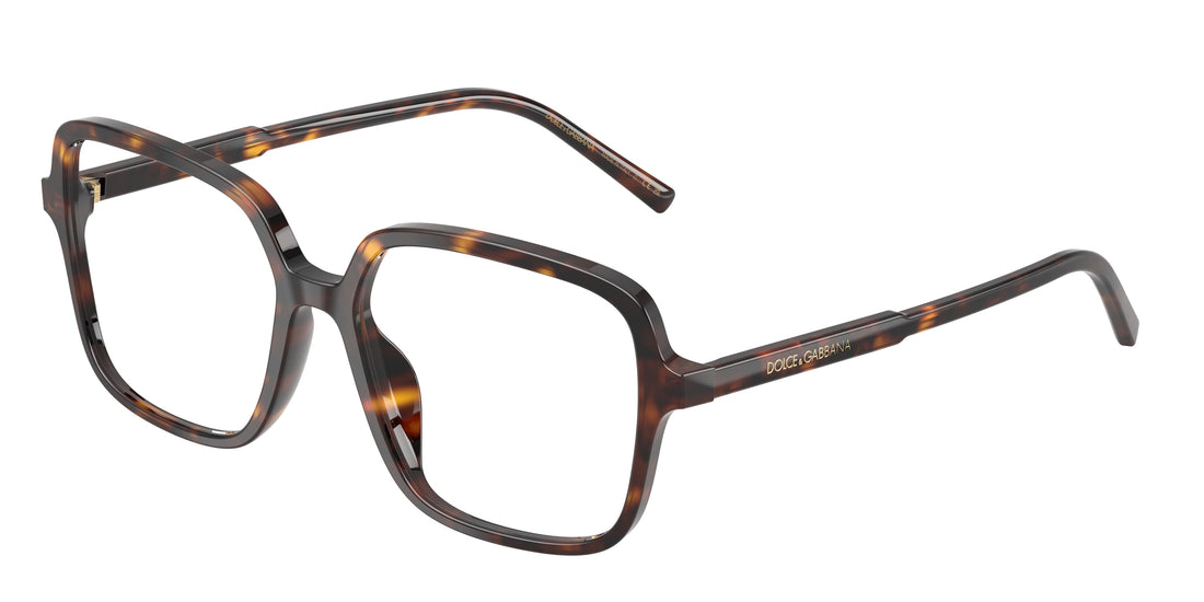 Brillen dolce & gabbana dg3442 502 havana square femenino größe 55mm - Hauptansicht
