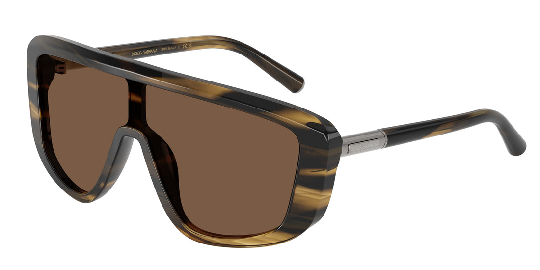 Zonnebrillen dolce & gabbana dg4520 306373 havana rectangular masculino maat 28mm - Hoofdaanzicht