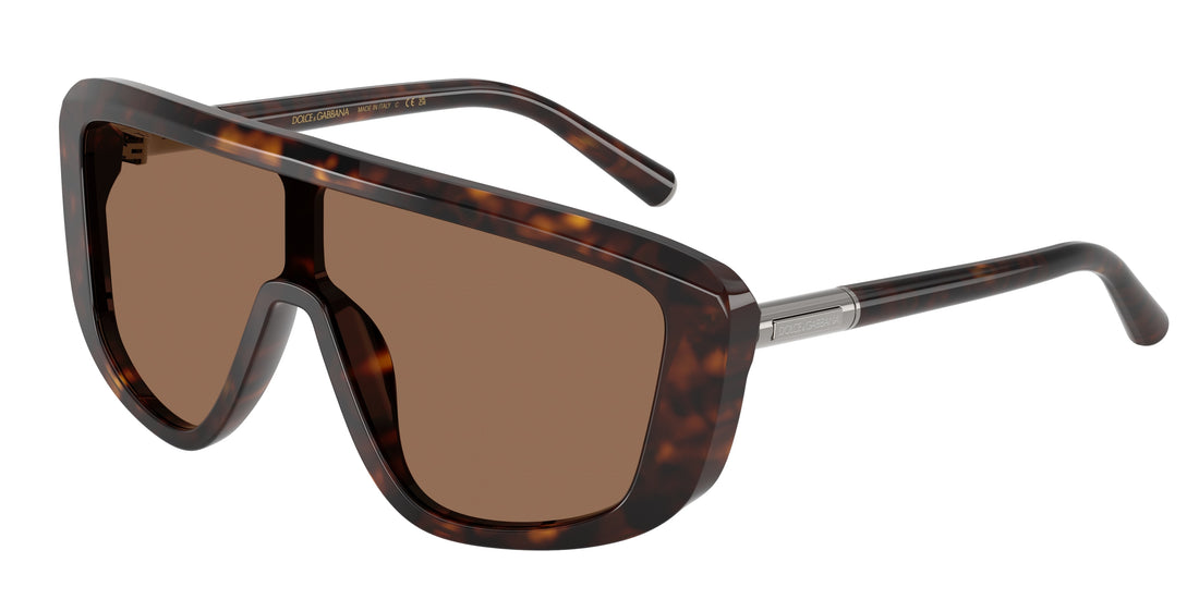 Zonnebrillen dolce & gabbana dg4520 502/73 havana rectangular masculino maat 28mm - Hoofdaanzicht