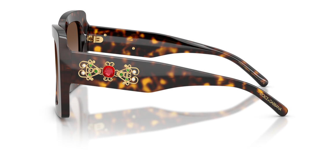 Sonnenbrillen dolce & gabbana dg4525b 502/13 havana square femenino größe 54mm - Detailansicht