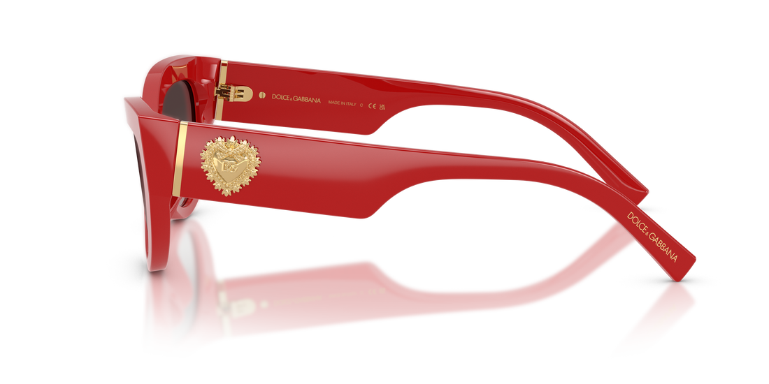 Gafas de sol dolce & gabbana dg4536 30888g rojo cat eye femenino talla 55mm - Vista de detalle