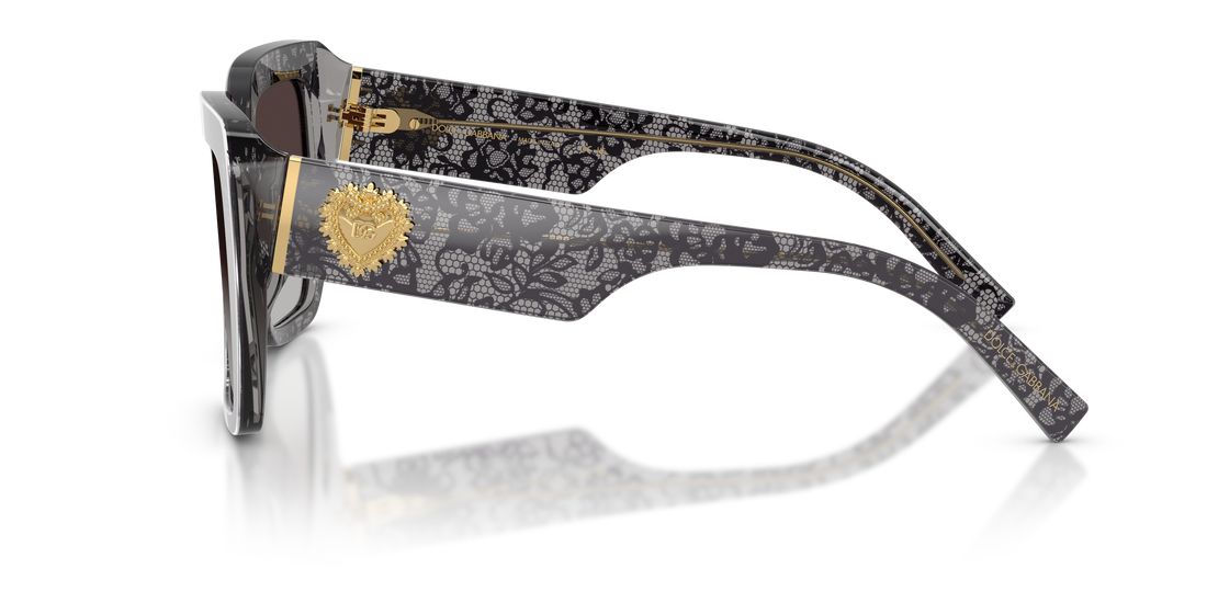 Gafas de sol dolce & gabbana dg4538 34718g gris square femenino talla 54mm - Vista de detalle