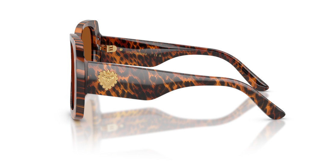 Lunettes de soleil dolce & gabbana dx4012 347073 marron butterfly infantil taille 50mm - Vue détaillée