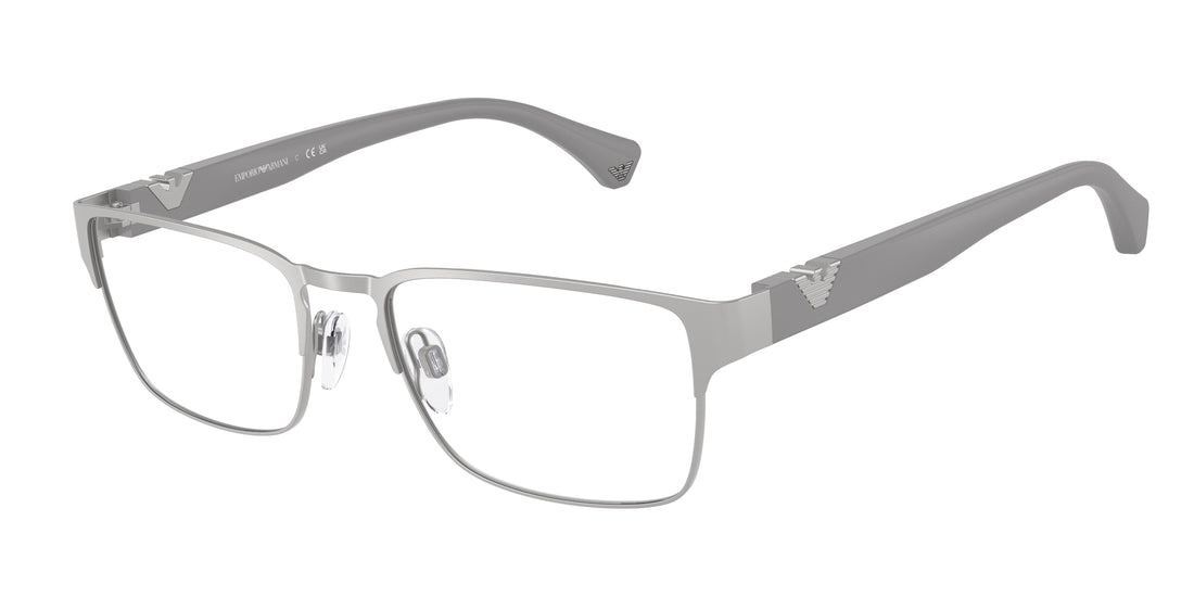 Occhiali da vista emporio armani ea1027 3036 plateado square masculino taglia 57mm - Vista principale