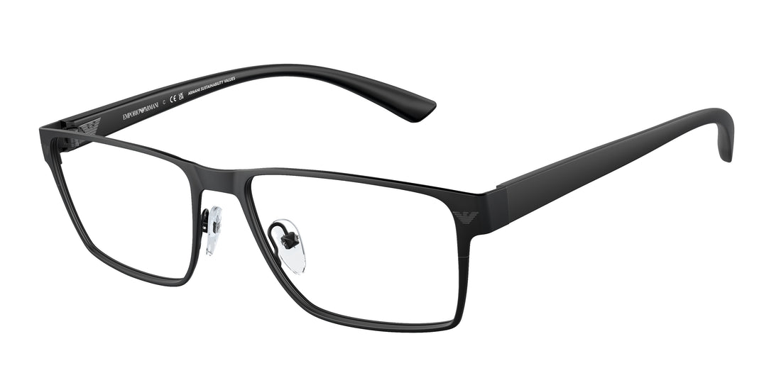 Brillen emporio armani ea1157 3001 negro rectangular masculino größe 55mm - Hauptansicht
