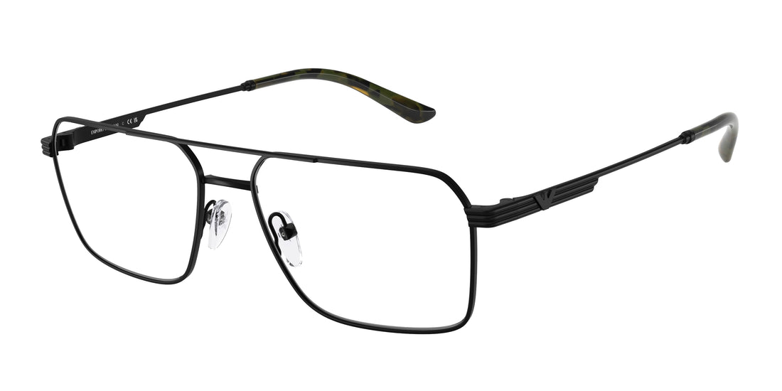 Occhiali da vista emporio armani ea1166 3001 negro square masculino taglia 57mm - Vista principale