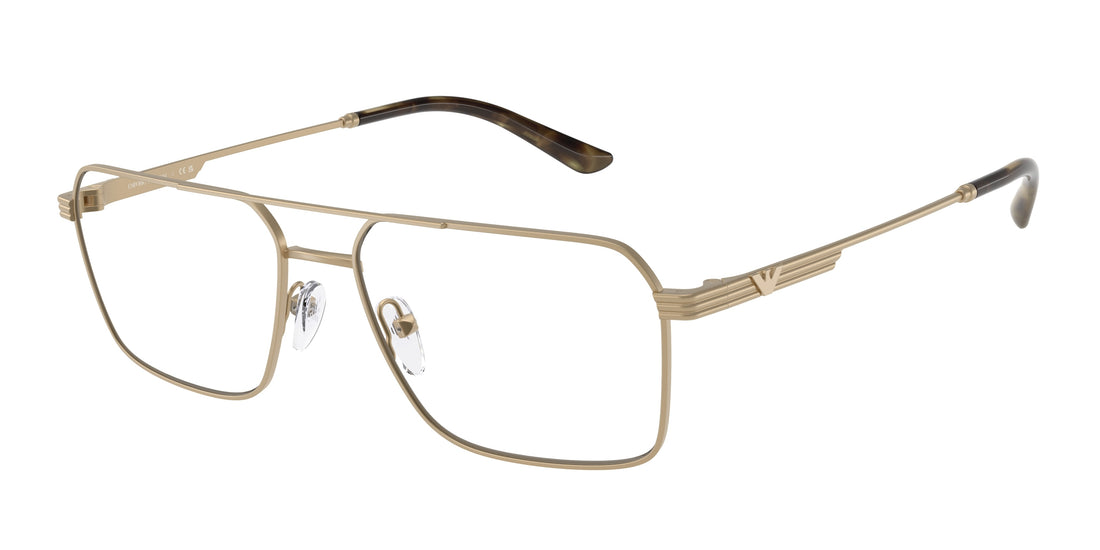 Occhiali da vista emporio armani ea1166 3002 oro square masculino taglia 57mm - Vista principale