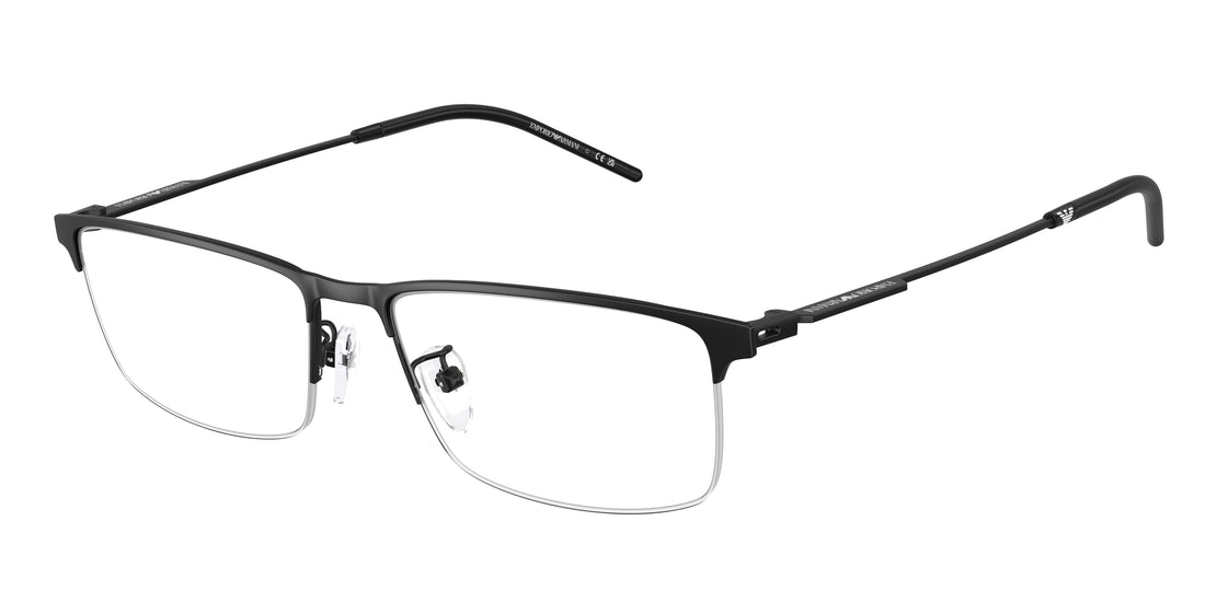 Occhiali da vista emporio armani ea1168d 3001 negro rectangular masculino taglia 56mm - Vista principale