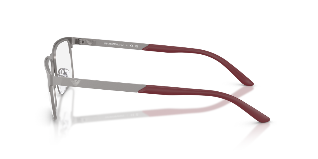 Lunettes de vue emporio armani ea1170 3003 gris rectangular masculino taille 55mm - Vue détaillée