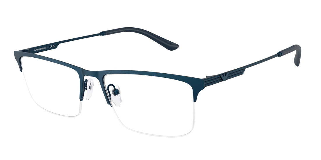 Occhiali da vista emporio armani ea1177 3424 azul rectangular masculino taglia 55mm - Vista principale
