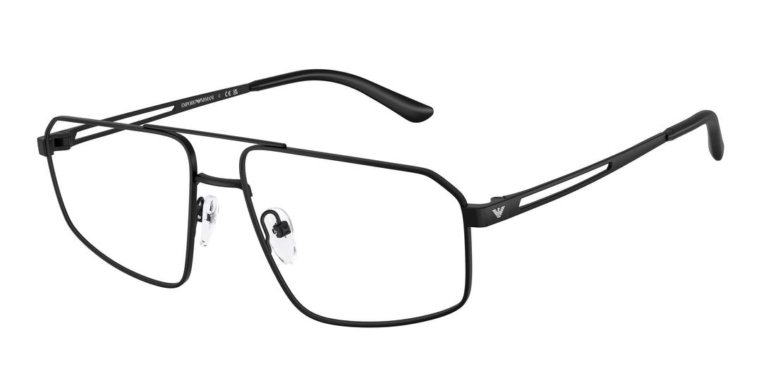 Occhiali da vista emporio armani ea1184 3001 negro pilot masculino taglia 58mm - Vista principale