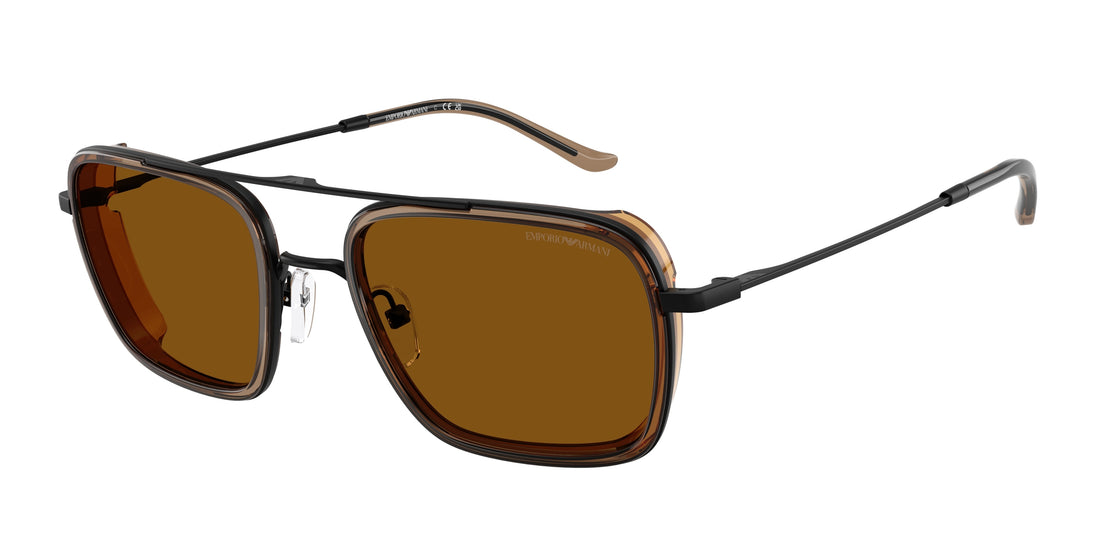 Sunglasses emporio armani ea2162 300163 negro square masculino size 54mm - Main view