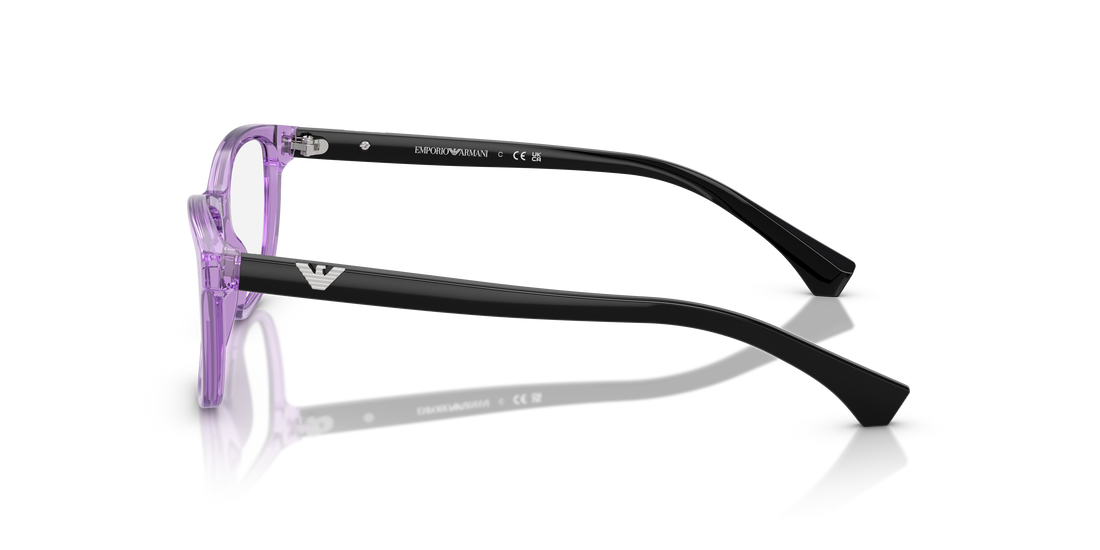 Occhiali da vista emporio armani ea3099 6197 violeta cat eye femenino taglia 54mm - Vista dettagliata