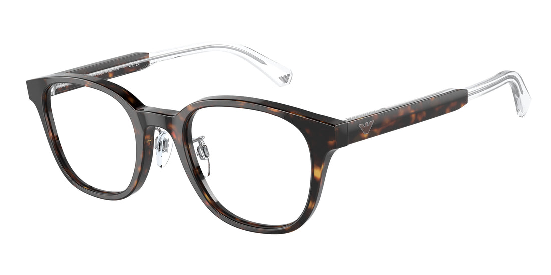 Occhiali da vista emporio armani ea3216d 5026 havana pantos masculino taglia 49mm - Vista principale