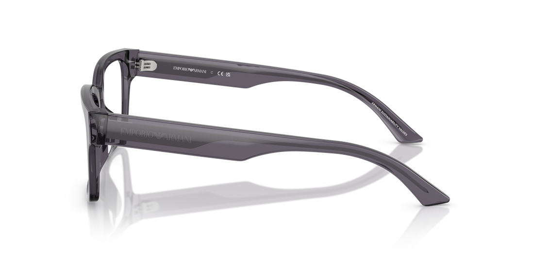 Occhiali da vista emporio armani ea3245u 6106 gris rectangular femenino taglia 54mm - Vista dettagliata
