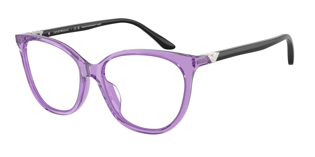 Occhiali da vista emporio armani ea3249u 6197 azul cat eye femenino taglia 53mm - Vista principale