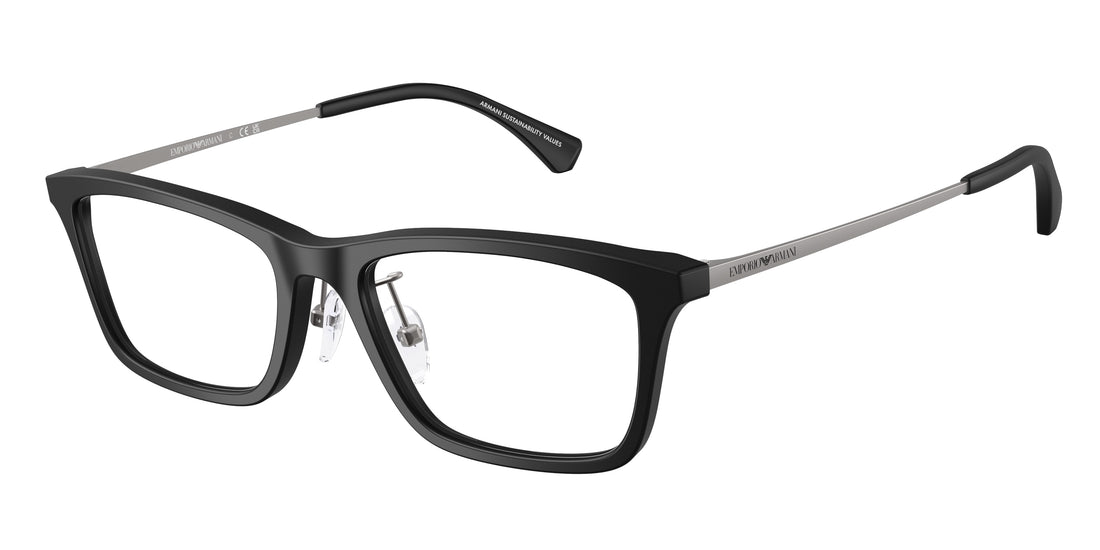 Brillen emporio armani ea3252d 5001 negro rectangular masculino größe 54mm - Hauptansicht