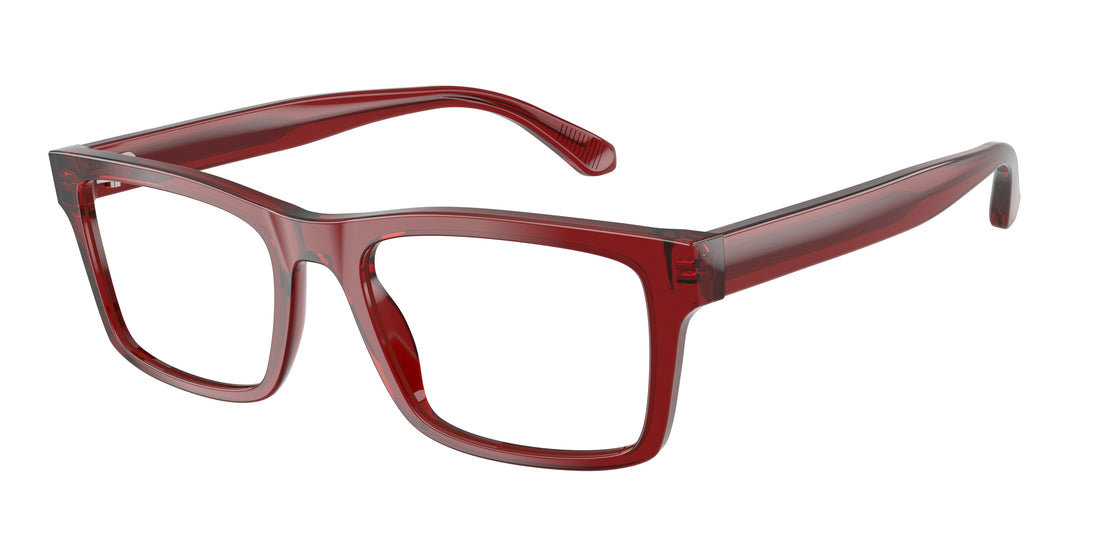 Brillen emporio armani ea3254 6248 rojo rectangular masculino größe 56mm - Hauptansicht